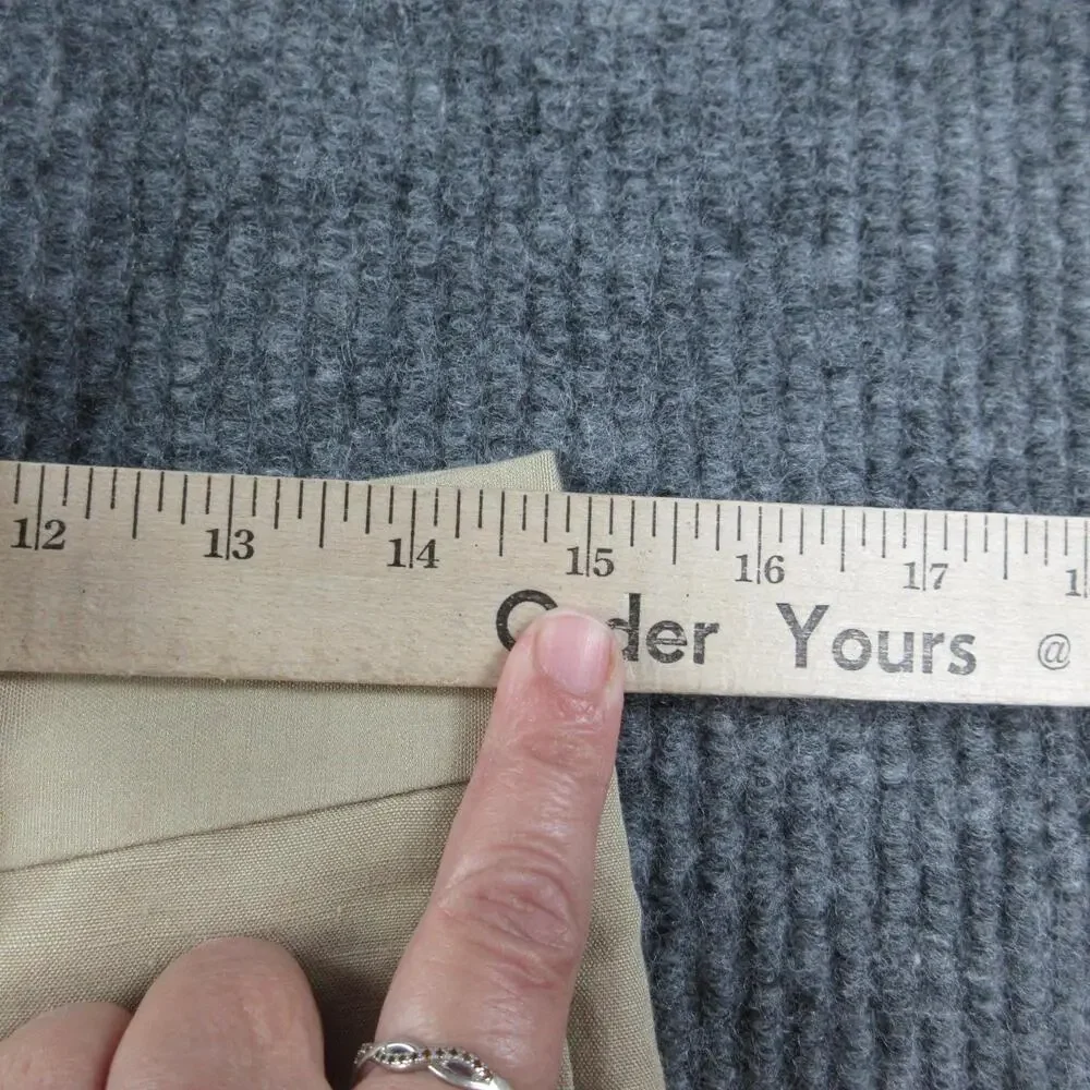 Banana Republic Pants Womens 0 Beige Linen Blend Twill Dress Straight 30x30*